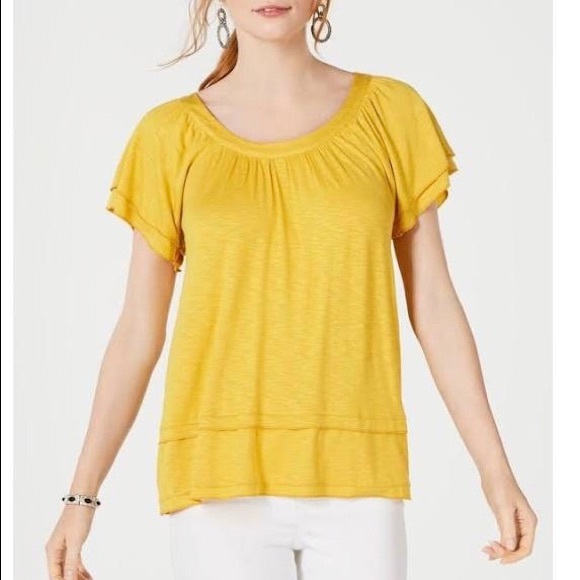 Style & Co. Tops - Style & Co Ruffle Sleeve Tunic